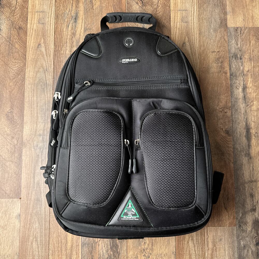 MobileEdge ScanFast Laptop Backpack Black Compatible 17" TSA-Friendly 5518